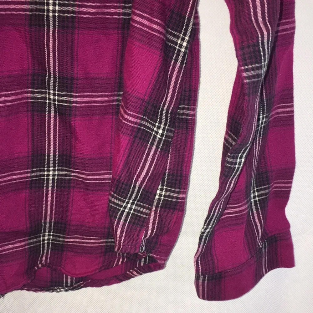 The Children's Place Girl's Plaid Button Down Shirt | Size 10 (Girl)